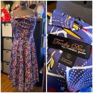 Trashy Diva space print pinup dress